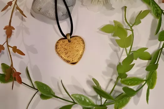 COLLIER  COEUR OR